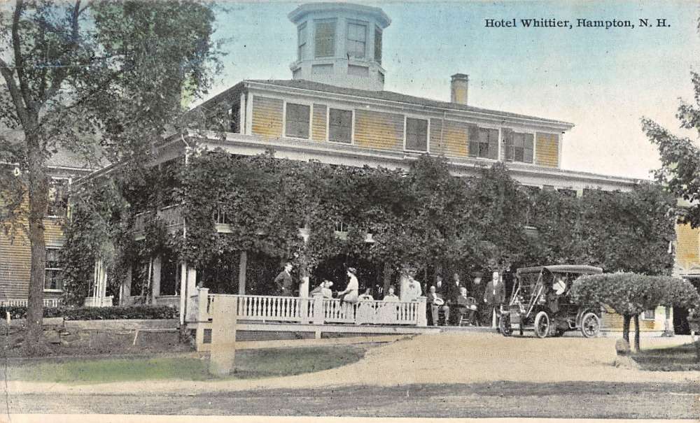 Hampton New Hampshire Hotel Whittier Exterior Antique Postcard K20017 ...