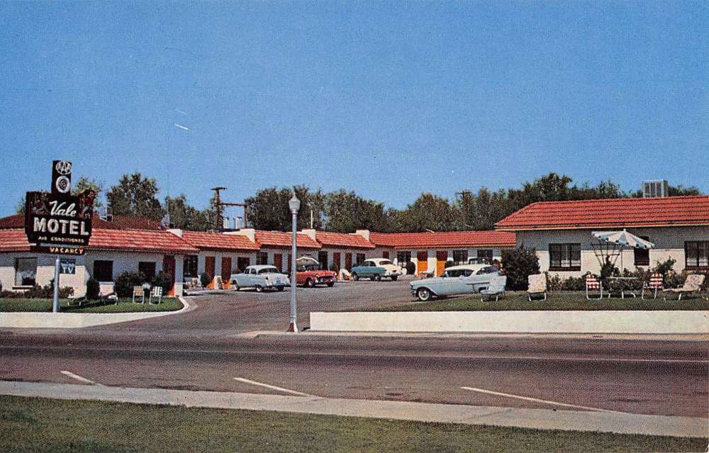 Boulder City Nevada Vale Motel Street View Vintage Postcard K36507 | eBay