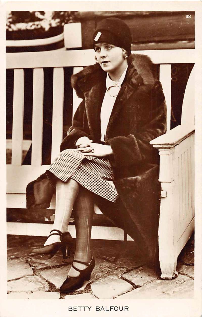 Betty Balfour Actress Real Photo Antique Postcard J53602
