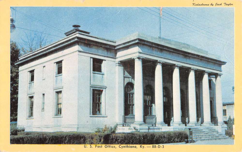 Cynthiana Kentucky Post Office Street View Vintage Postcard K43280 eBay