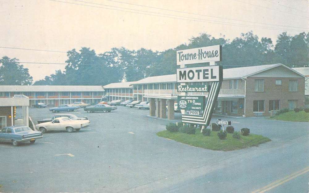 Charles Town West Virginia House Motor Lodge Street View Vintage ...