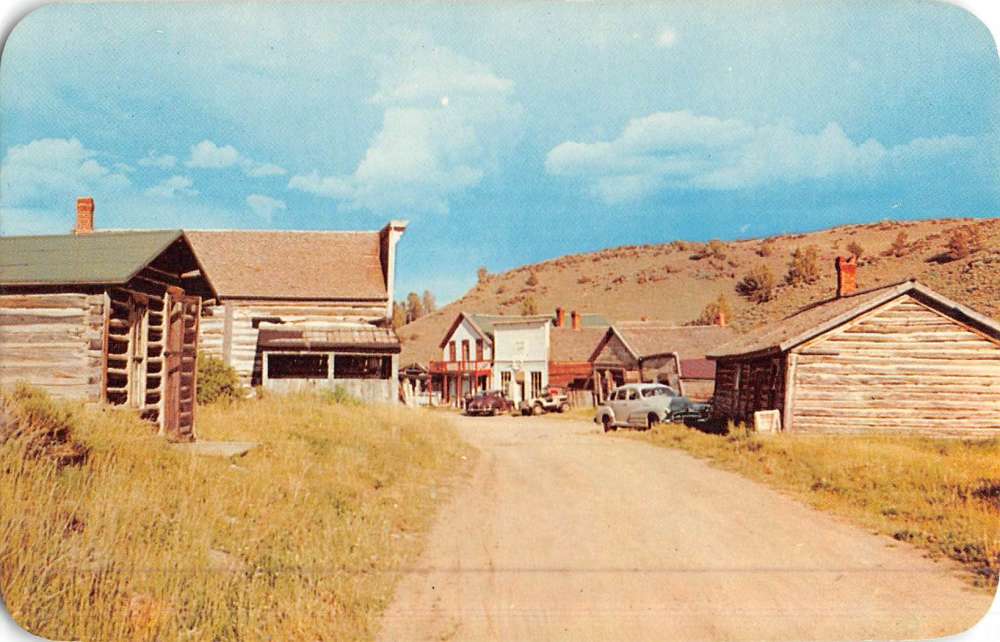 South Pass City Wyoming Street Scene Historic Bldgs Vintage Postcard ...