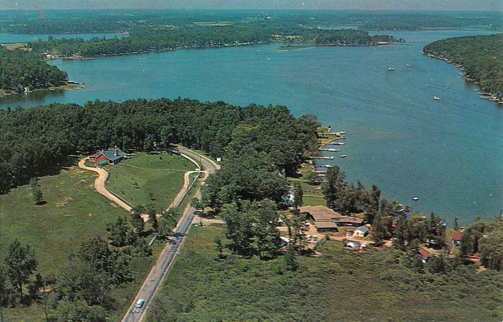 Angola Indiana Lake James Birdseye View Vintage Postcard K52742 | eBay