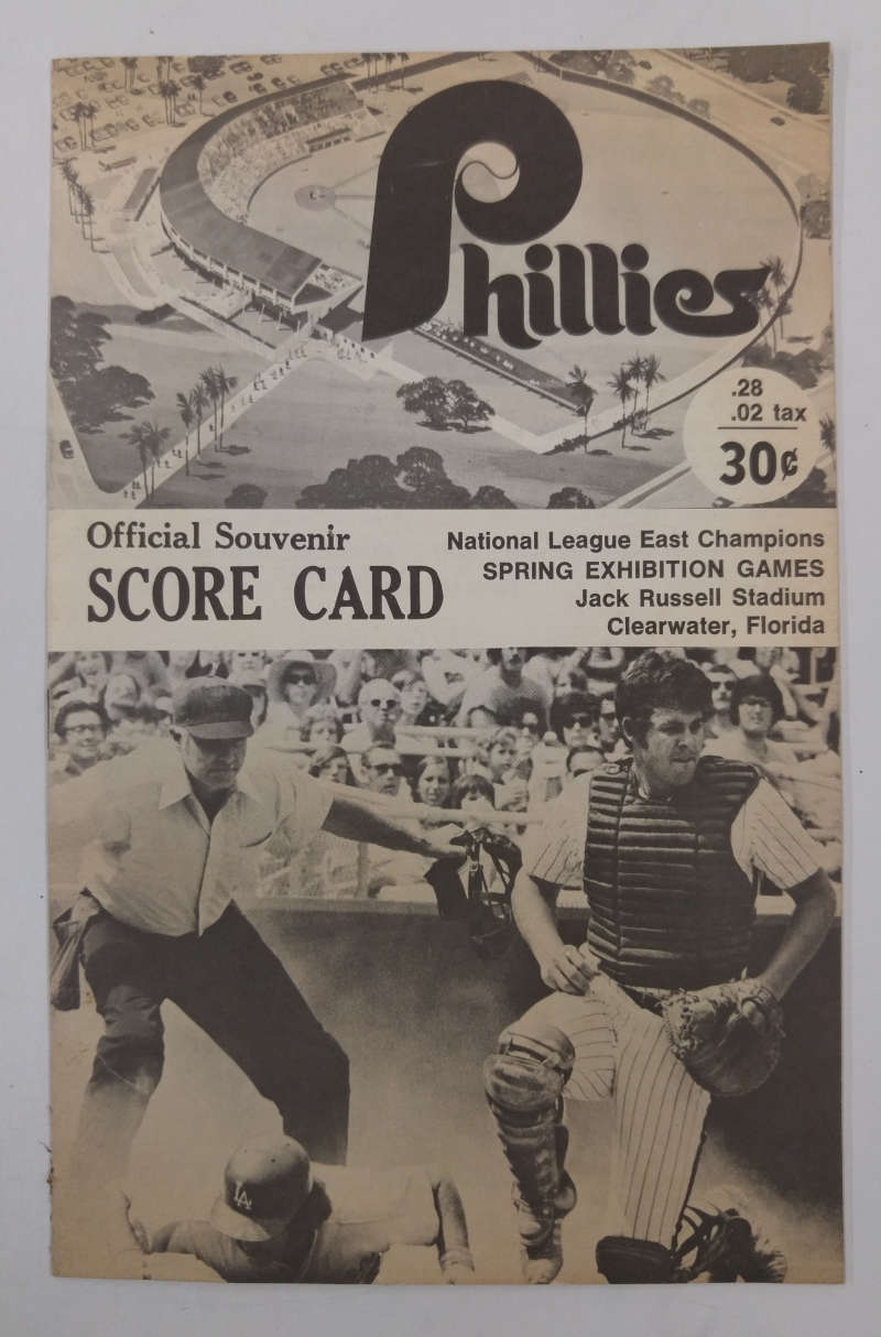 St Louis Cardinals vs Philadelphia Phillies Baseball 1960's? Program J62773