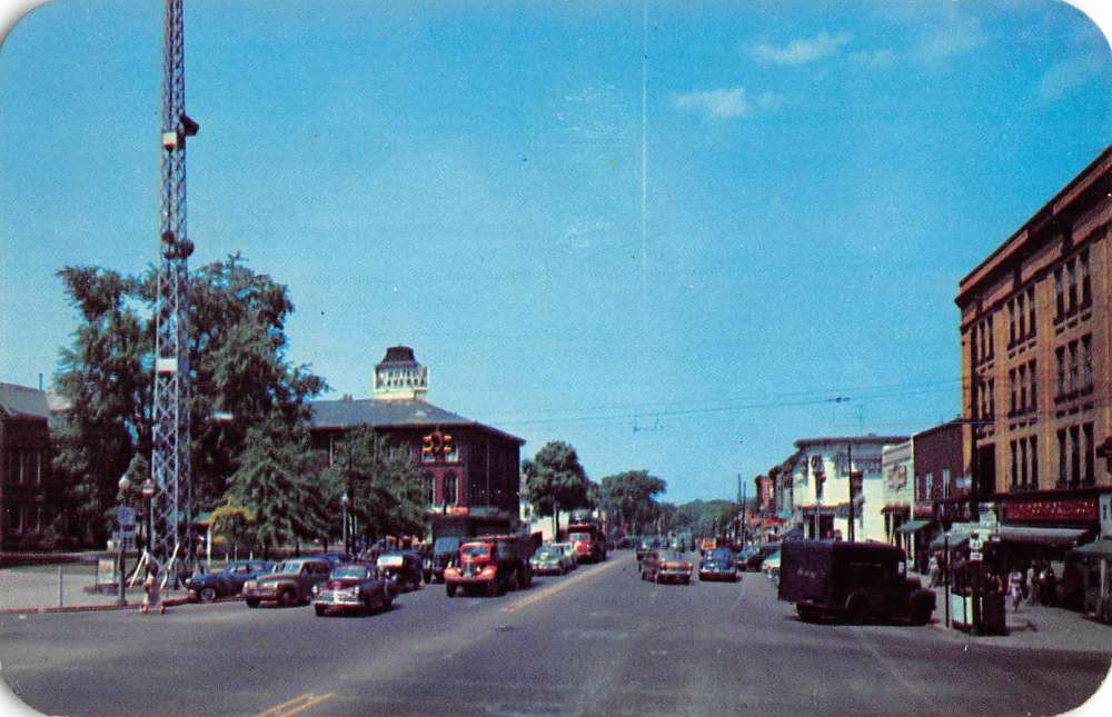 Ravenna Ohio Main Street Scene Historic Bldgs Vintage Postcard K57793 ...