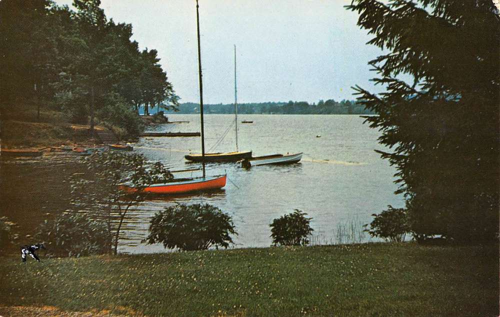 Fair Haven Bay New York Row Boat Waterfront Vintage Postcard K66244 | eBay