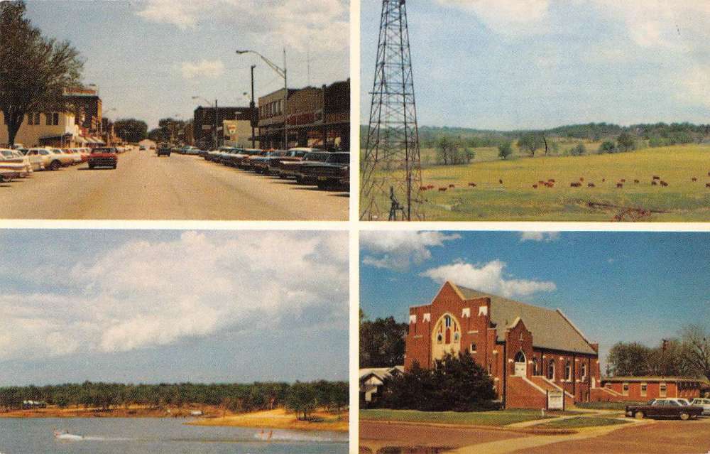 Wewoka Oklahoma City Multiview Vintage Postcard K78092 eBay