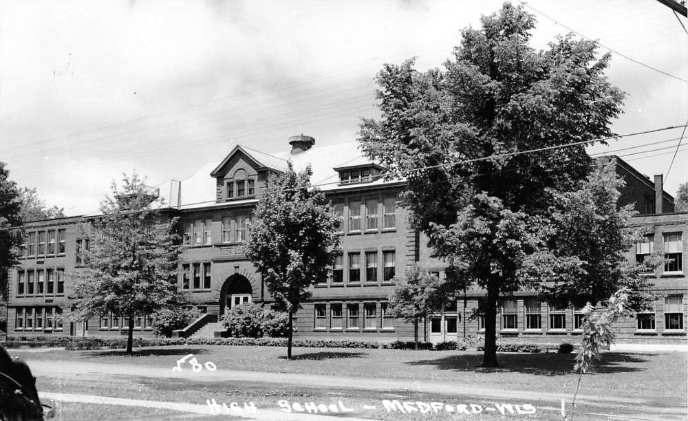 Medford Wisconsin High School Real Photo Antique Postcard K94782 | eBay