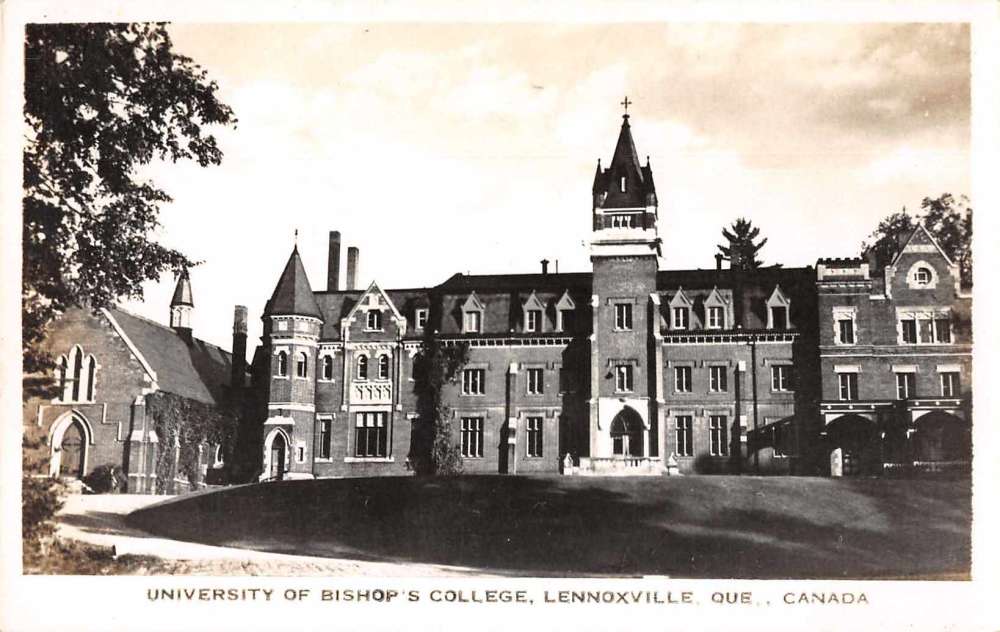 Lennoxville Canada University of Bishop's College Real Photo Postcard ...