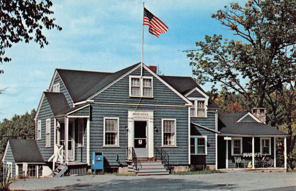 Nobleboro Maine Post Office Street View Vintage Postcard K96133 eBay