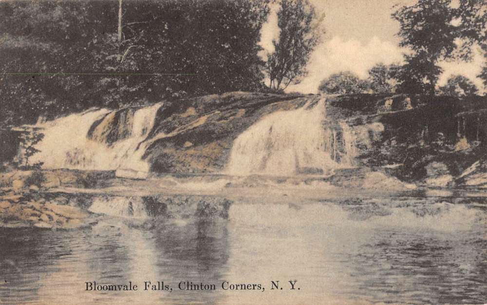 Clinton Corners New York Bloomvale Falls Waterfront Antique Postcard