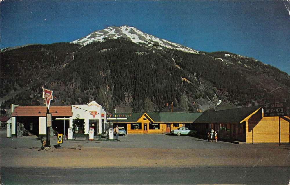 silvereton colorado conoco gas station triangle square vintage pc z51259 ebay ebay