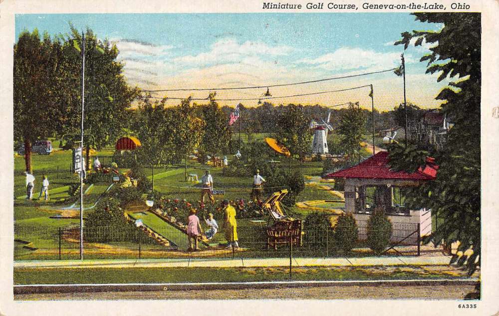 Miniature Golf Course Genevaonthelake Ohio Vintage Postcard RR591 eBay