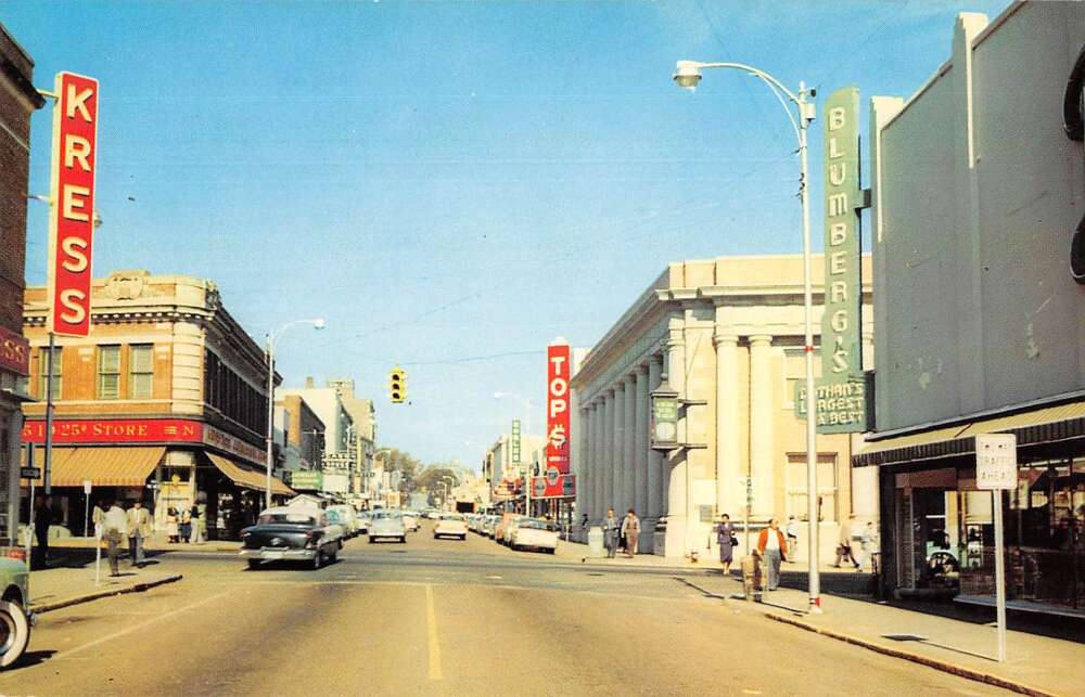 Dothan Alabama North Foster Street Vintage Postcard AA15708 | eBay